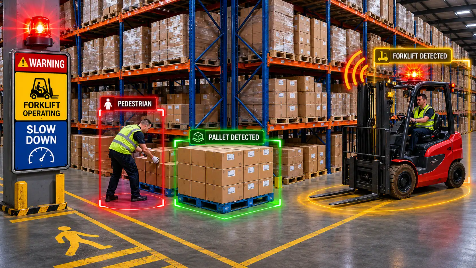 Forklift and Pedestrian Ddetecetion